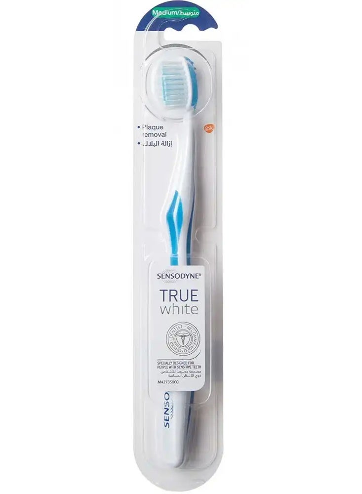 Sensodyne toothbrush true white medium Multi Colour